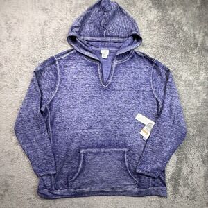 Danskin Now NWT Womens Hoodie Plus Size Relaxed Fit Pullover XXL Purple Fleece
